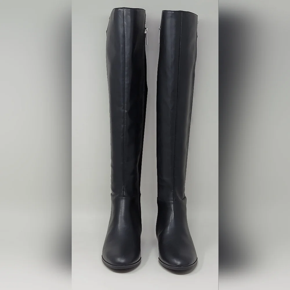 Michael Kors Women's Bromley Over The Knee Flat Riding Black Boot Size 5.5 New